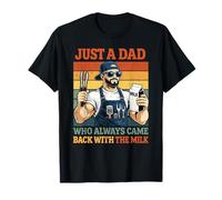 Solo un papá Que Siempre volvía con The Milk Grill Dad BBQ Camiseta