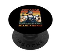 Solo un papá Que Siempre volvía con The Milk Grill Dad BBQ PopSockets PopGrip Adhesivo