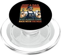 Solo un papá Que Siempre volvía con The Milk Grill Dad BBQ PopSockets PopGrip para MagSafe