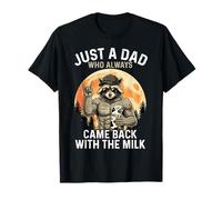Solo un papá Que Siempre volvía con The Milk Raccoon Papa Camiseta