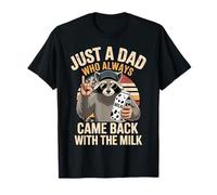 Solo un papá Que Siempre volvía con The Milk Raccoon Papa Camiseta