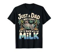 Solo un papá Que Siempre volvía con The Milk Raccoon Papa Camiseta