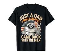 Solo un papá Que Siempre volvía con The Milk Raccoon Papa Camiseta