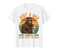 Solo un papá que siempre volvió con el Día del Padre con leche Camiseta