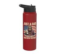 Solo un papá que siempre volvió con el Día del Padre con leche Stainless Steel Insulated Water Bottle