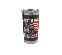 Solo un papá que siempre volvió con el Día del Padre con leche Vaso térmico de acero inoxidable de doble pared