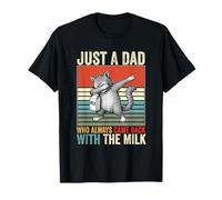 Solo un papá que siempre volvió con el día del padre de leche Camiseta