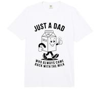 Solo un papá Que Siempre volvió con el Día del Padre de Leche Comfort Colors Adult Heavyweight T-Shirt