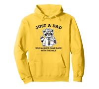 Solo un papá que siempre volvió con el día del padre de leche Sudadera con Capucha