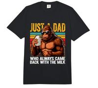 Solo un papá Que Siempre volvió con el Milk Sasquatch Comfort Colors Adult Heavyweight T-Shirt