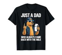 Solo un papá Que Siempre volvió con el papá Capibara de Leche Camiseta