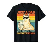 Solo un papá Que Siempre volvió con el papá de la Llama de Leche Camiseta
