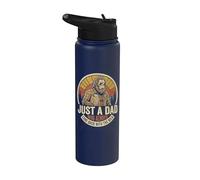 Solo un papá que siempre volvió con la leche Bigfoot divertido Stainless Steel Insulated Water Bottle