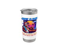 Solo un papá que siempre volvió con la leche Bigfoot Papa Vaso térmico de acero inoxidable de doble pared