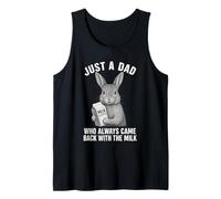 Solo un papá que siempre volvió con la leche Camiseta sin Mangas
