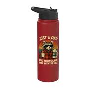 Solo un papá que siempre volvió con la leche Stainless Steel Insulated Water Bottle