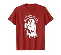 Solo un papá Que Siempre volvió con Leche Fantasma de Halloween Camiseta