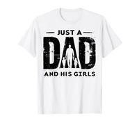 Solo un papá y su niña Día del Padre 2025 Papi 2025 Camiseta