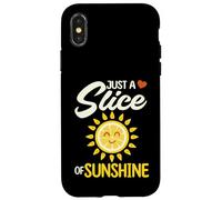 Solo un pedacito de Sol Happy Lemon Sun Carcasa para iPhone X/XS