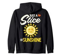 Solo un pedacito de Sol Happy Lemon Sun Sudadera con Capucha