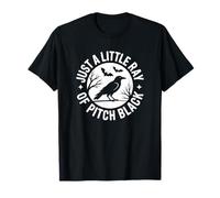 Solo Un Pequeño Rayo De Tono Negro Goth Camiseta
