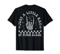 Sólo Un Pequeño Rayo De Tono Negro Gótico Oscuro Humor Grunge Emo Camiseta