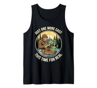 Solo un Reparto más Divertido de Bigfoot Alien Fishing Camiseta sin Mangas