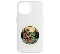 Solo un Reparto más Divertido de Bigfoot Alien Fishing Carcasa para iPhone 14