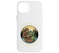 Solo un Reparto más Divertido de Bigfoot Alien Fishing Carcasa para iPhone 14 Plus