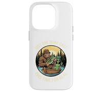 Solo un Reparto más Divertido de Bigfoot Alien Fishing Carcasa para iPhone 14 Pro