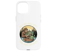 Solo un Reparto más Divertido de Bigfoot Alien Fishing Carcasa para iPhone 15