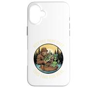 Solo un Reparto más Divertido de Bigfoot Alien Fishing Carcasa para iPhone 16 Plus