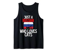 Solo un Ruso Que ama a los Gatos por Toda Rusia Camiseta sin Mangas