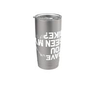 Solo un sendero más divertido mtb bicicleta ciclismo bicicleta de montaña Vaso térmico de acero inoxidable de doble pared