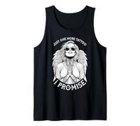 Solo un Tatuaje más Prometo Tatuaje Divertido de ángel de Chica entintada Camiseta sin Mangas