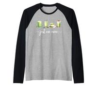 Solo un té Matcha Latte Lover Japón Matcha Camiseta Manga Raglan