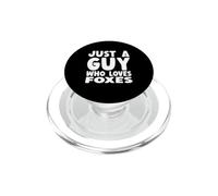 Solo un Tipo Que ama a los Zorros PopSockets PopGrip para MagSafe
