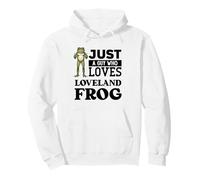 Solo un Tipo Que ama a Loveland Frog Sudadera con Capucha