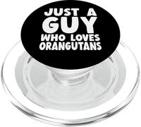 Solo un Tipo Que ama los orangutanes PopSockets PopGrip para MagSafe