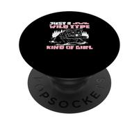 Solo Un Tipo Salvaje Tipo De Chica Divertido Zoología para Un Zoólogo PopSockets PopGrip Adhesivo