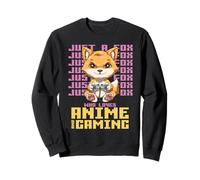 Solo Un Zorro Al Que Le Encanta El Anime Y Los Videojuegos. Sudadera