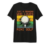 Solo una Abuela Que ama el Mini Golf Camiseta Premium