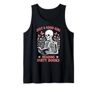 Solo una Buena Chica Leyendo Libros sucios Romance Oscuro Camiseta sin Mangas
