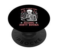 Solo una Buena Chica Leyendo Libros sucios Romance Oscuro PopSockets PopGrip Adhesivo