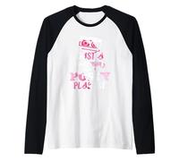 Solo una buena mamá con una lista de reproducción postal divertida madre Camiseta Manga Raglan