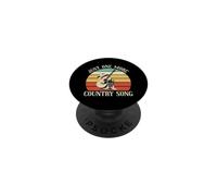 Solo una canción Country más Amante de la música Country Occidental PopSockets PopGrip Adhesivo