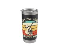 Solo una canción country más amante de la música country occidental Vaso térmico de acero inoxidable de doble pared