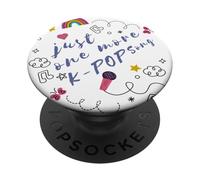Solo una canción más de K-Pop para fanáticos PopSockets PopGrip Adhesivo