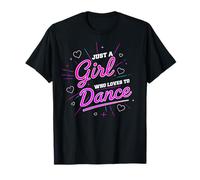 Solo una Chica a la Que le Encanta Bailar para Bailarinas Bailarinas Camiseta