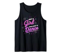 Solo una Chica a la Que le Encanta Bailar para Bailarinas Bailarinas Camiseta sin Mangas